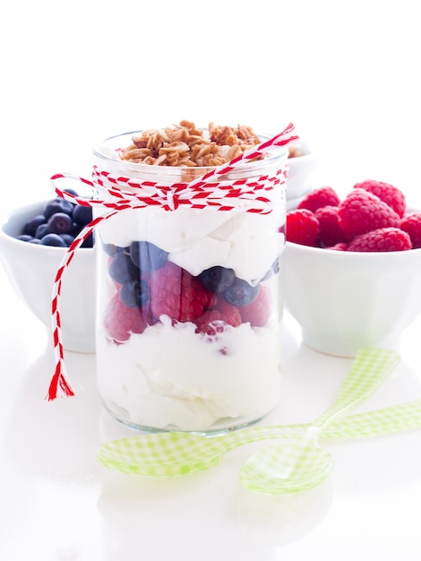 Десерт в стеклянной посуде